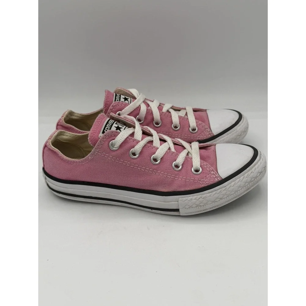 Converse All Star Shoe Youth Pink Chuck Taylor In Pink Canvas Size 1